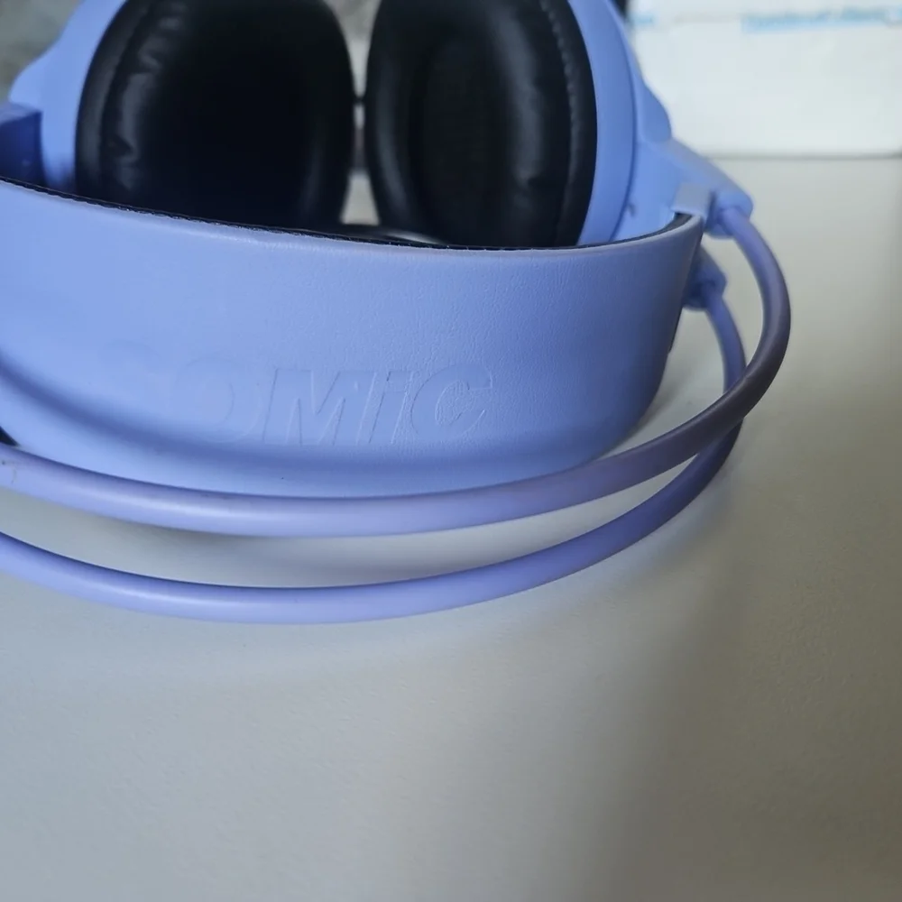 Somic Purple Over-Ear Headphones with Mic